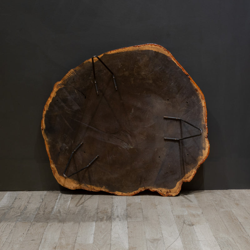 Vintage Live Edge Burl Wood Coffee Table c.1950