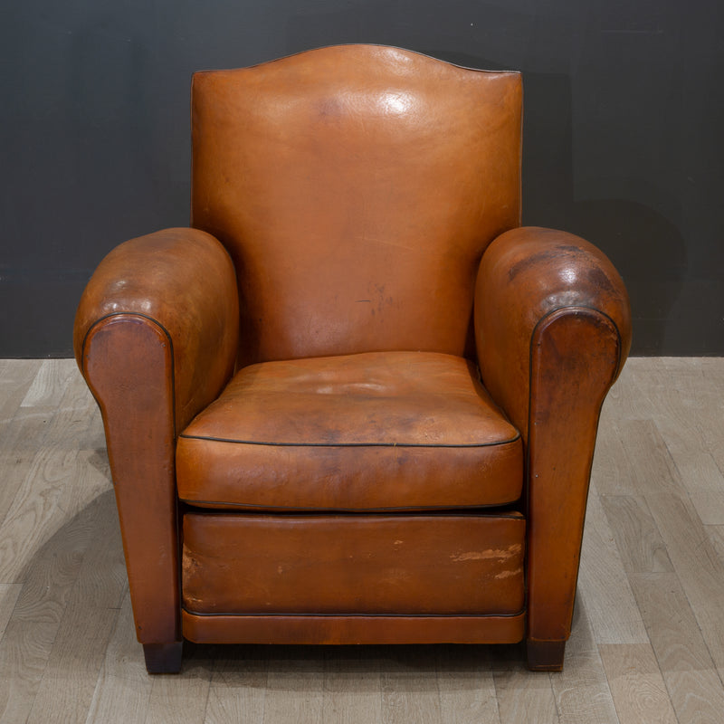 Early 20th c. French Mustache Club Chair c.1940