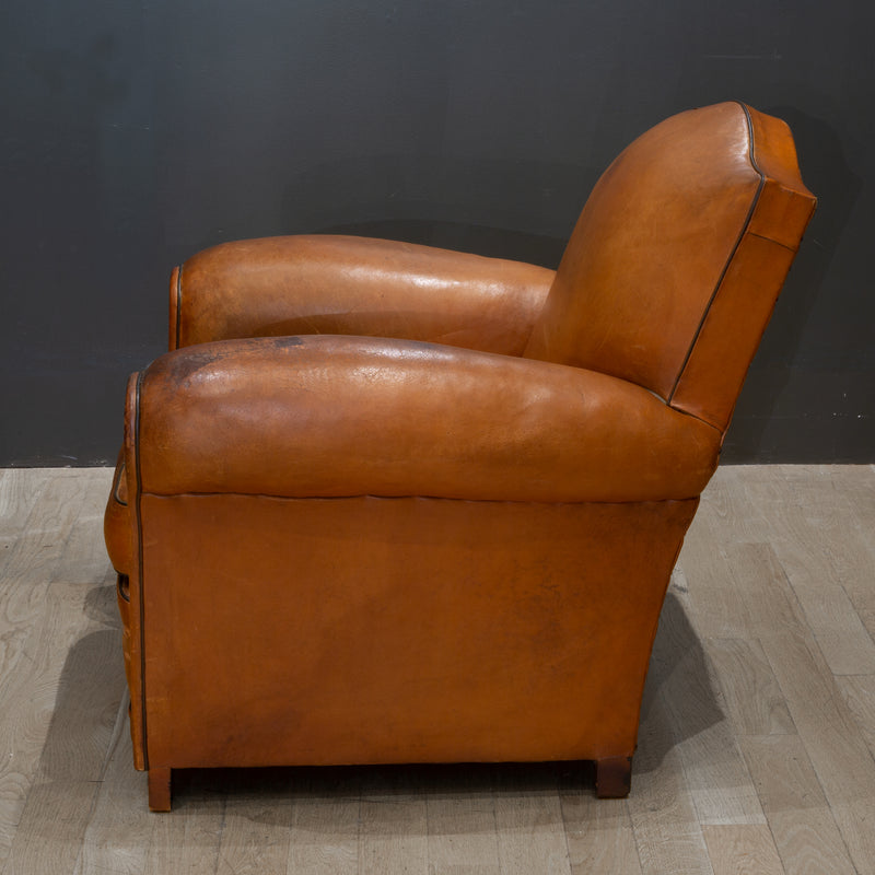 Early 20th c. French Mustache Club Chair c.1940