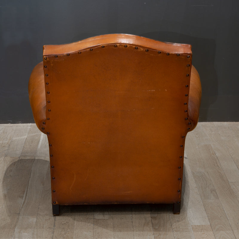 Early 20th c. French Mustache Club Chair c.1940