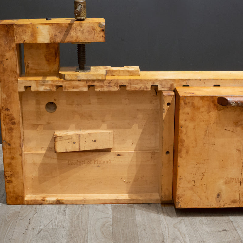 Mid-century Maple Carpenter's Workbench c.1960