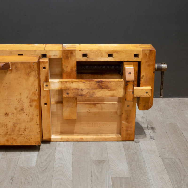 Mid-century Maple Carpenter's Workbench c.1960