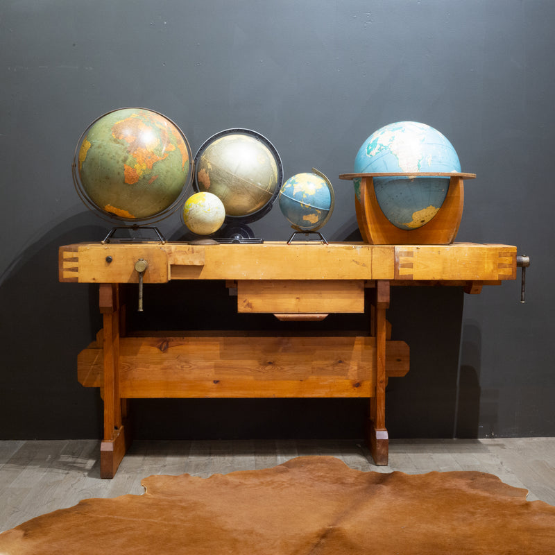 Mid-century Maple Carpenter's Workbench c.1960