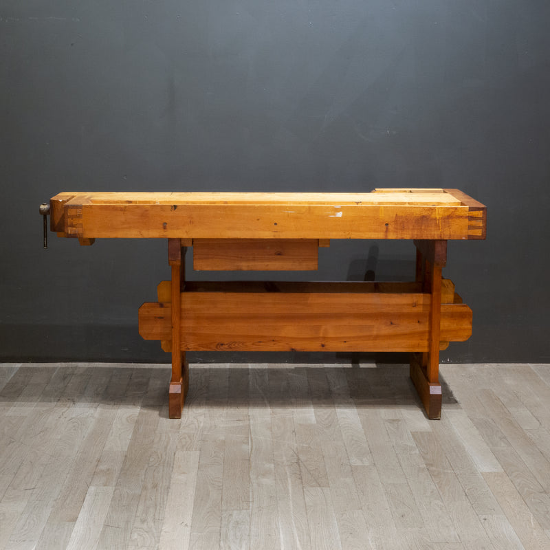 Mid-century Maple Carpenter's Workbench c.1960