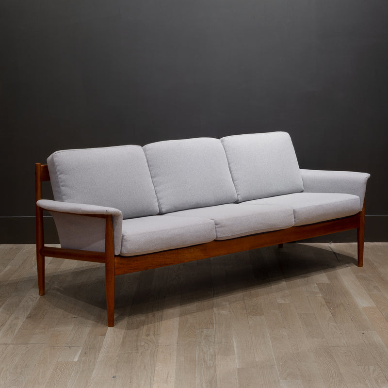 Mid-century Solid Teak Grete Jalk for France and Son Sofa c.1960